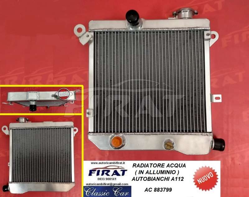 RADIATORE ACQUA AUTOBIANCHI A112 ALLUMINIO (883799)